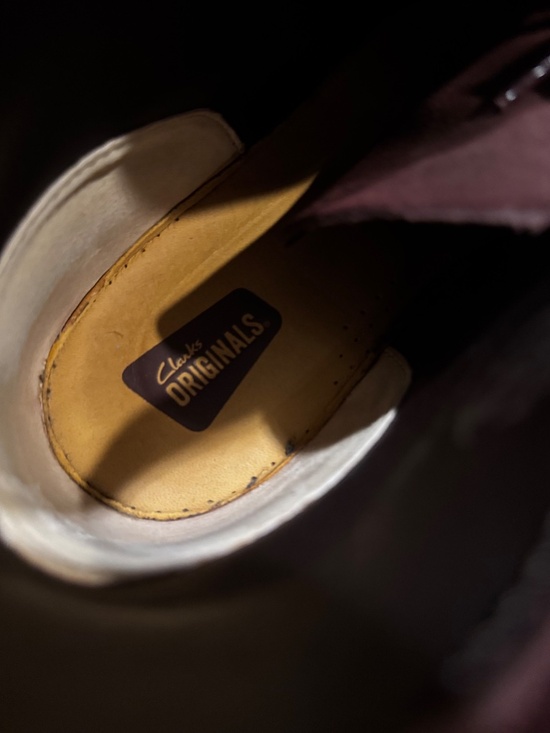Clarks Desert Boot in Bordeaux Mens 14